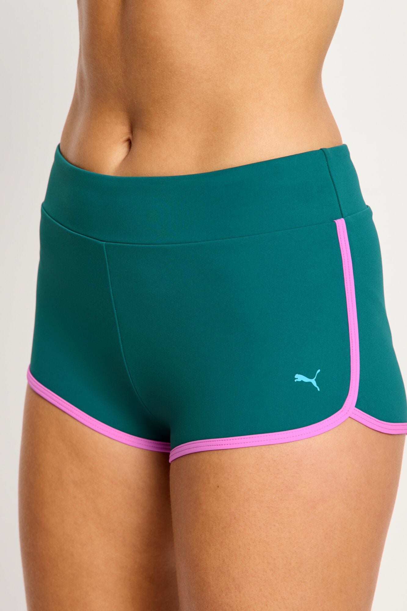 Modibodi Puma Short Banho Menstrual Fluxo Super Green bege