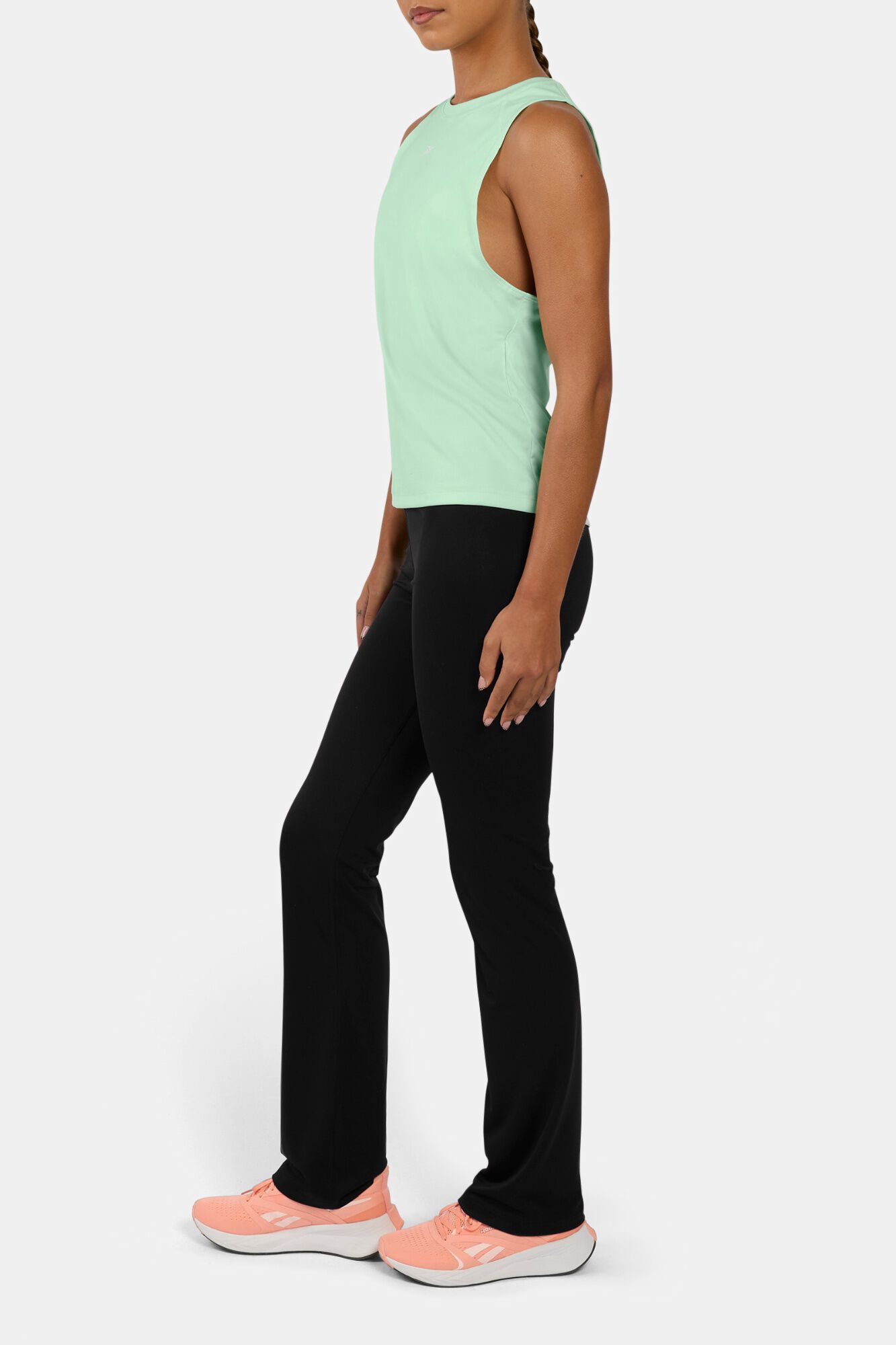 Reebok T-shirt sem mangas de treino verde