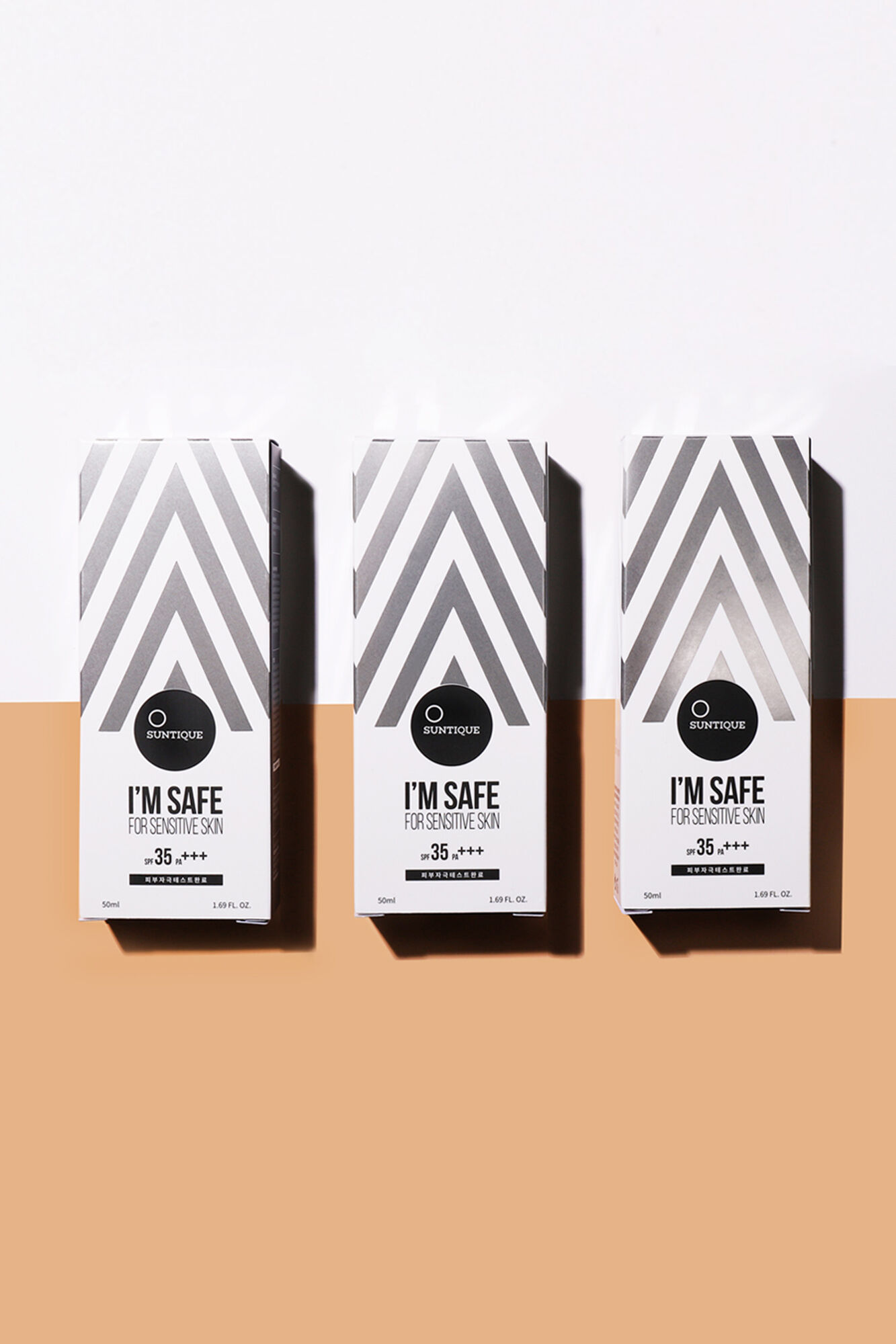 Suntique Crema protector solar I'm Safe for Sensitive Skin estampado