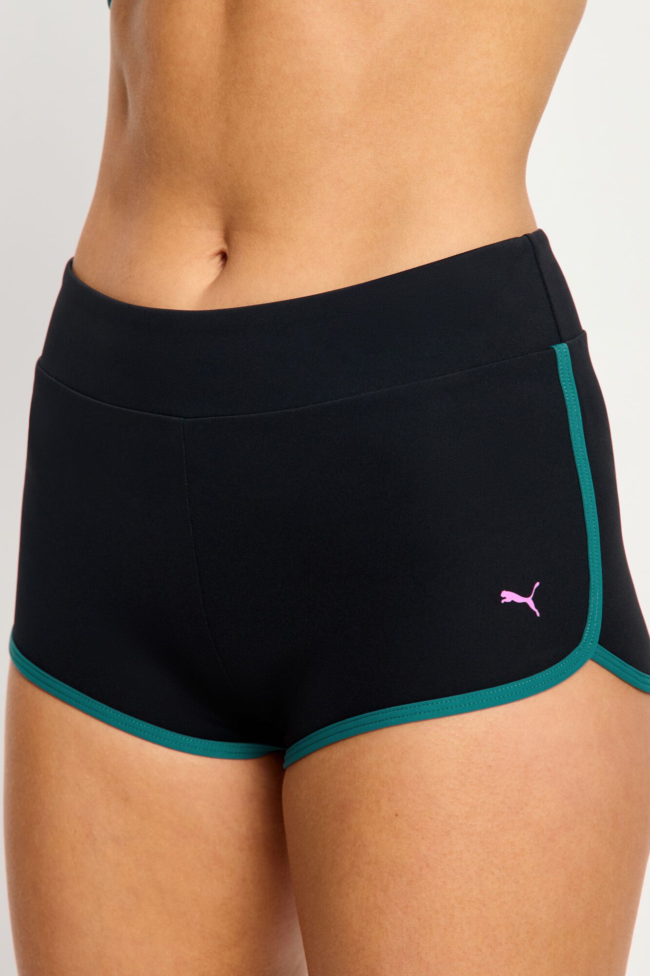 Modibodi Puma Short Banho Menstrual Fluxo Super Black preto