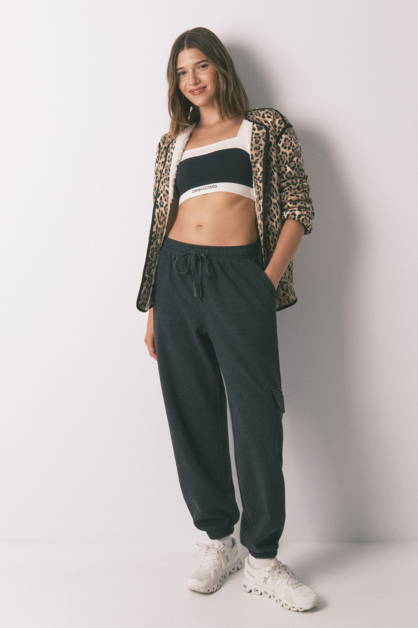 Women'secret Pantal&oacute;n largo carrot felpa fina gris gris