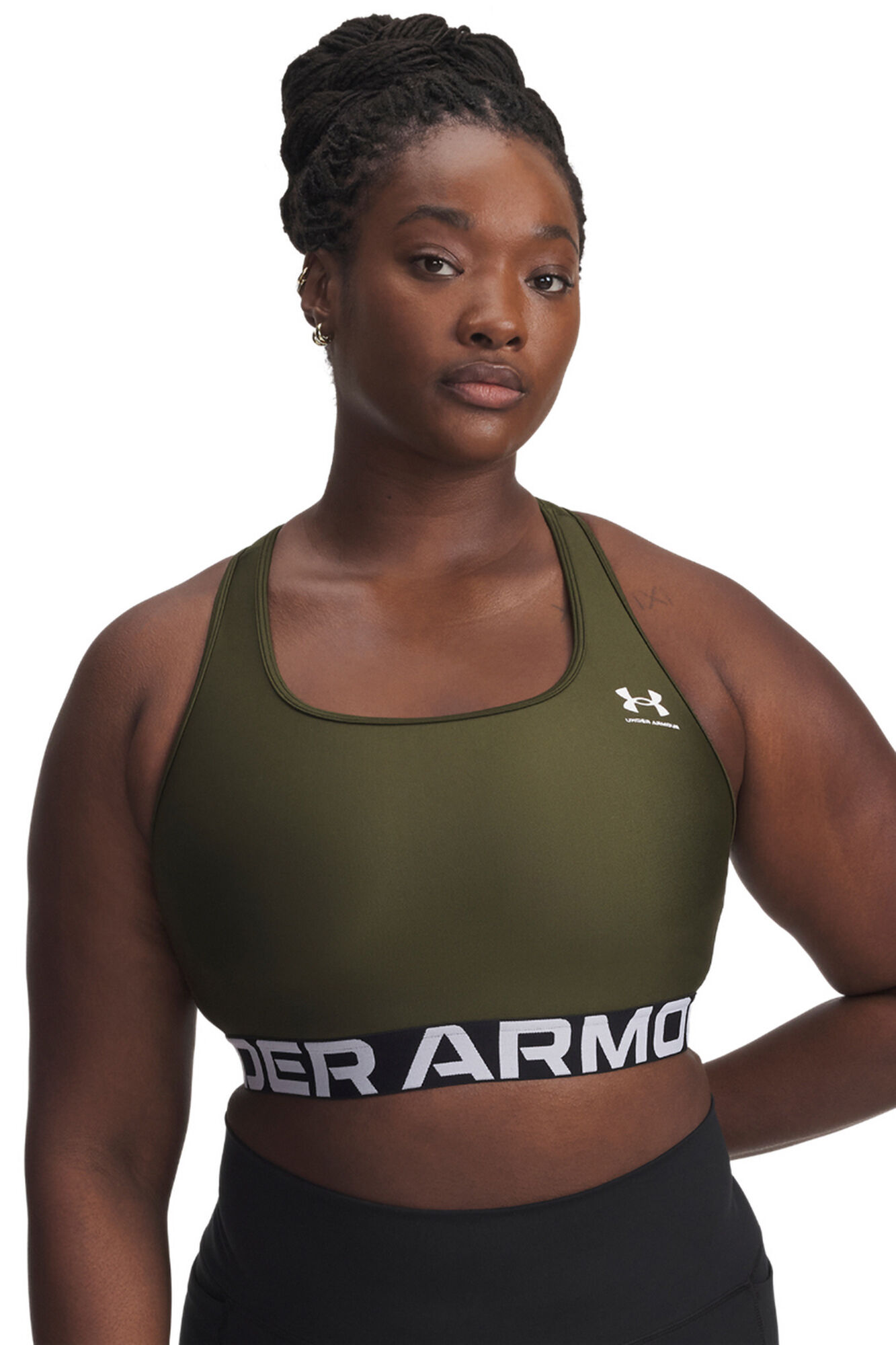 Under Armour Soutien desportivo feminino bege
