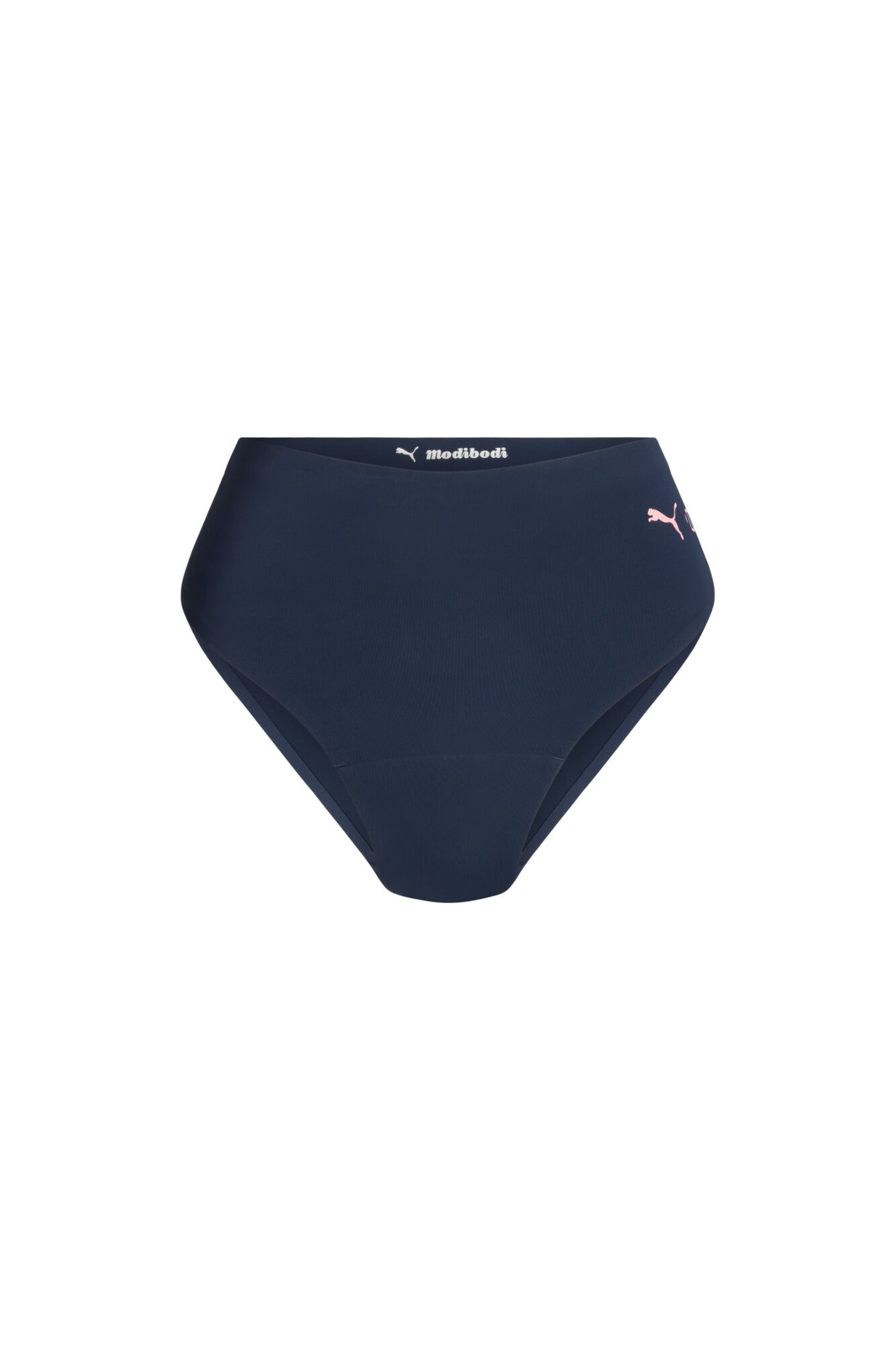 Modibodi Puma Cueca Menstrual Brasileira Sem Costura Fluxo Abundante Blue azul