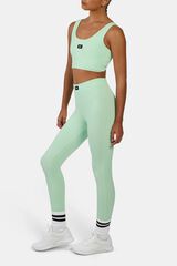 Reebok Malha canelada com punhos de estribo verde