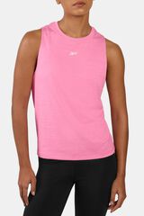 Reebok T-shirt sem mangas de treino rosa