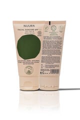 Womensecret Crema solar orgánica facial con color +50   50 ml  verde