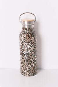 Women'secret Garrafa de metal com estampa animal