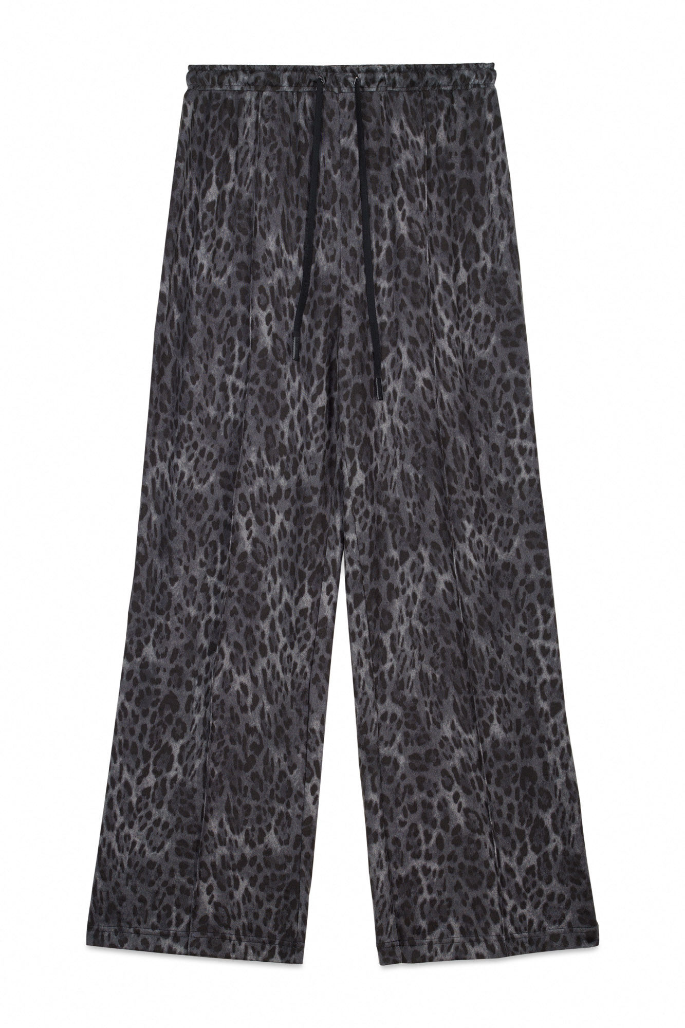 Women'secret Cal&ccedil;a comprida cinza com estampa animal cinzento