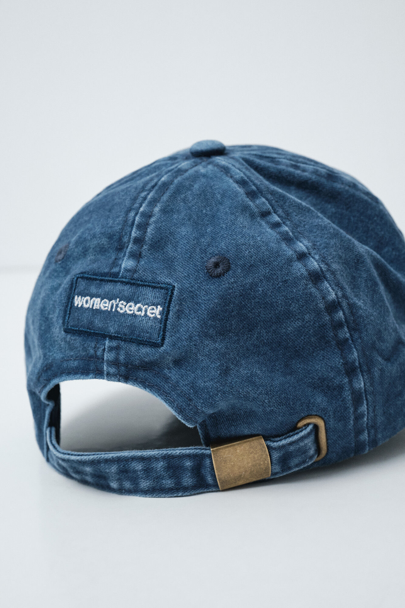 Women'secret Bon&eacute; azul bordado azul