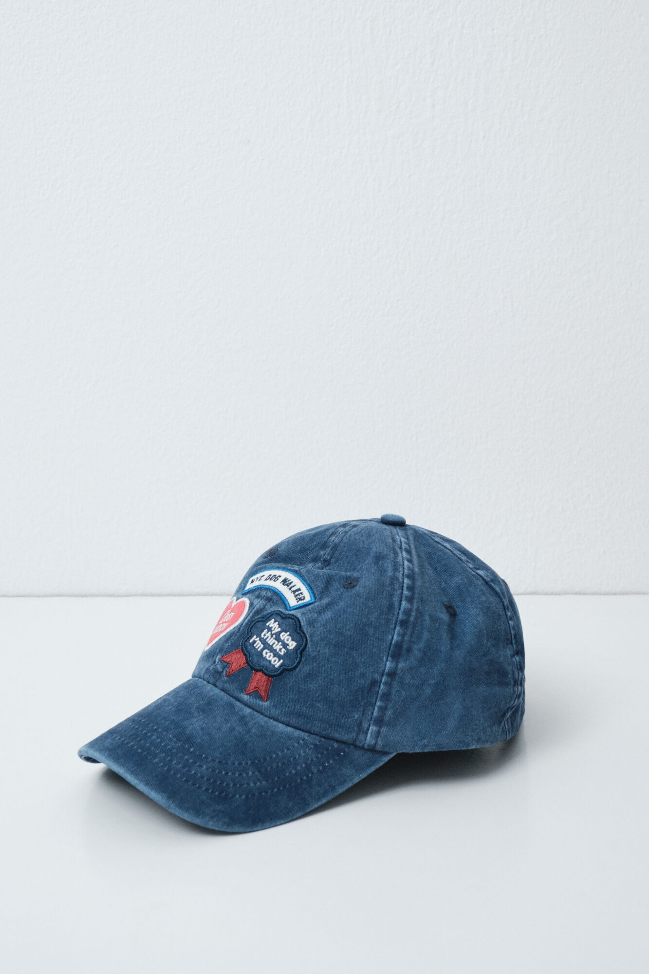 Women'secret Bon&eacute; azul bordado azul