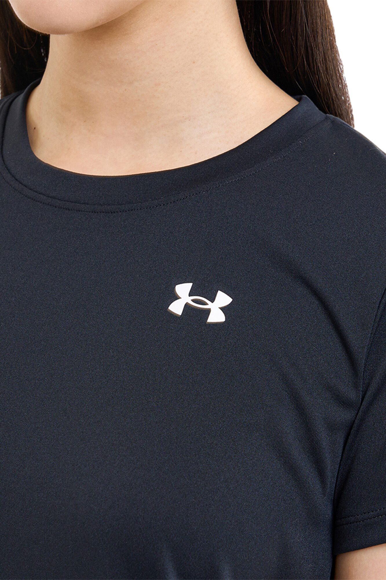 Under Armour T-shirt manga curta t&eacute;cnica preto