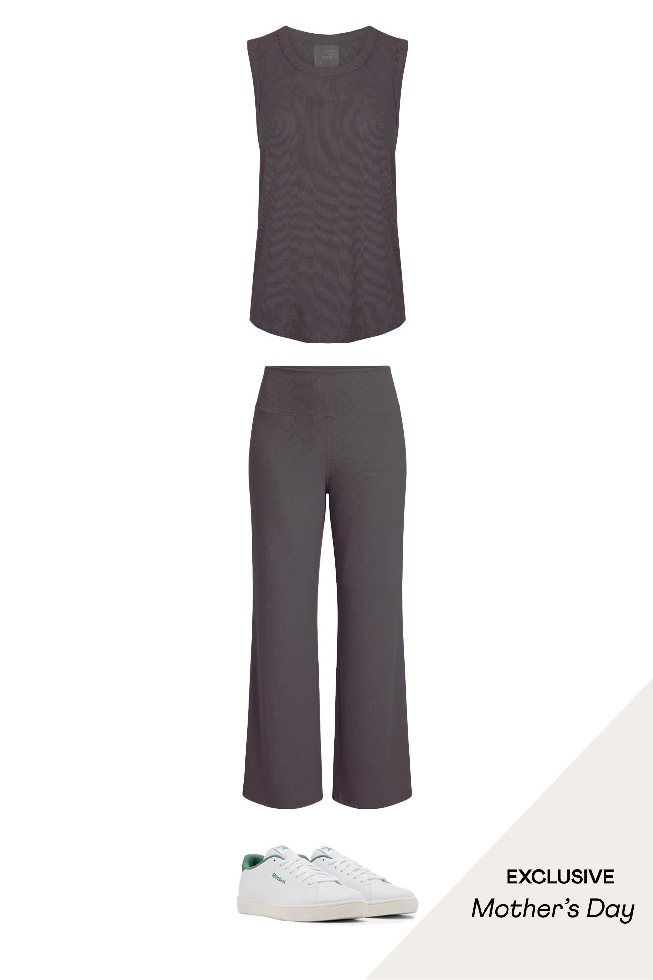 Womensecret Conjunto de t-shirt, sapatilhas e cal&ccedil;a 