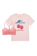 Womensecret Conjunto de soutien e t-shirt 