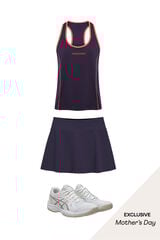 Womensecret Conjunto de t-shirt, saia e sapatilhas 