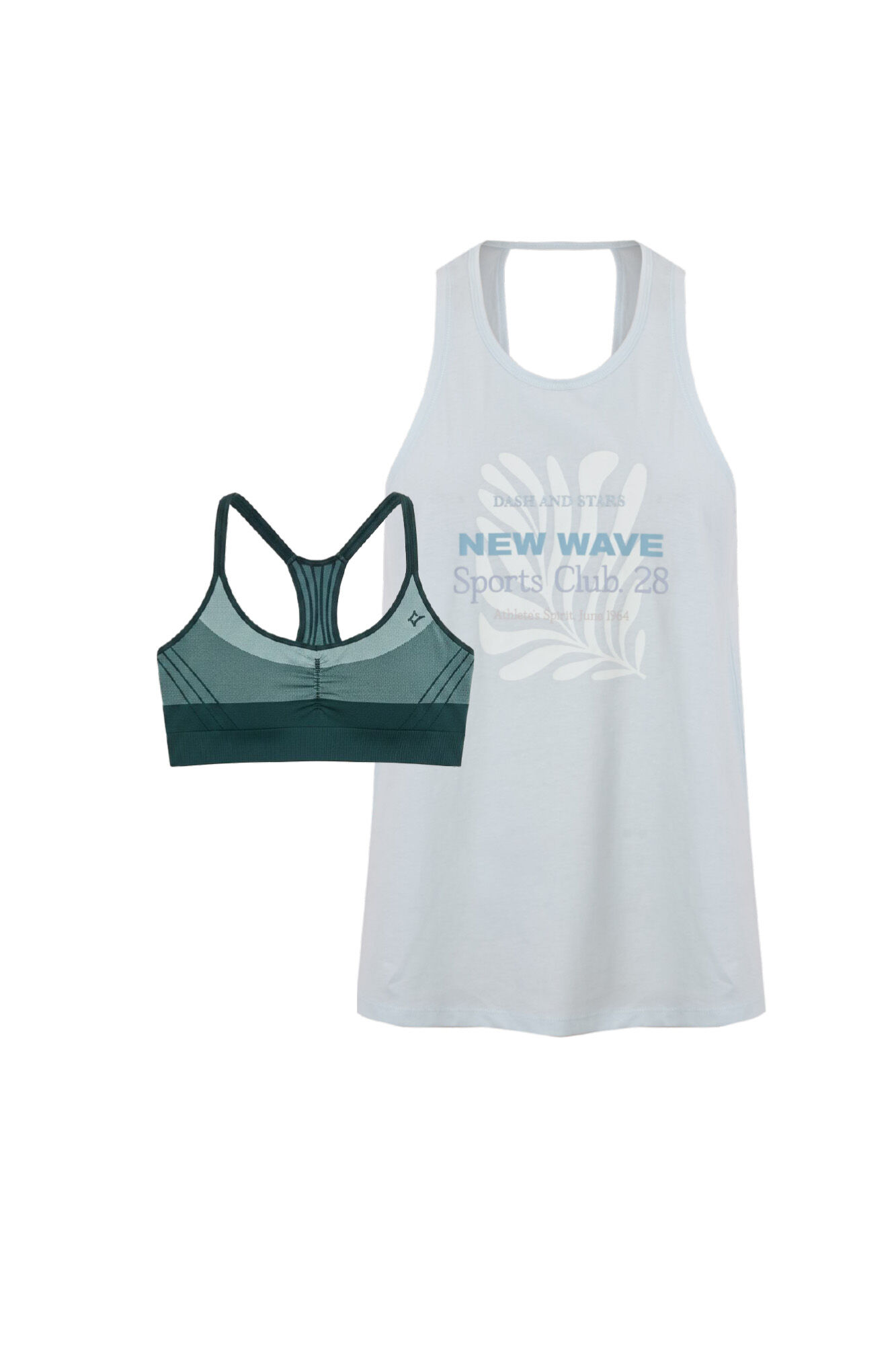 Womensecret Conjunto de sujetador y camiseta 