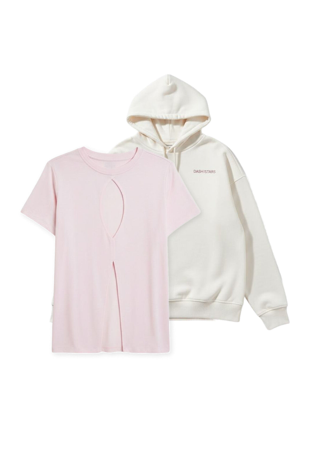 Womensecret Conjunto de t-shirt e sweatshirt 