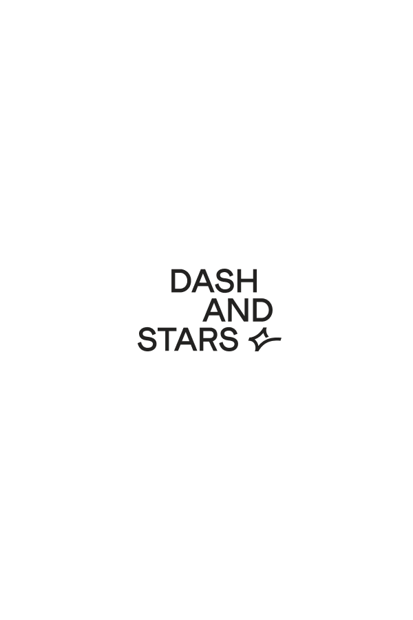 Dash and Stars Short estampado contraste estampado